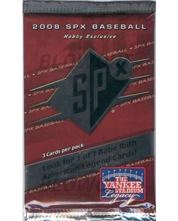 2008 Upper Deck SPx Baseball Hobby Pack