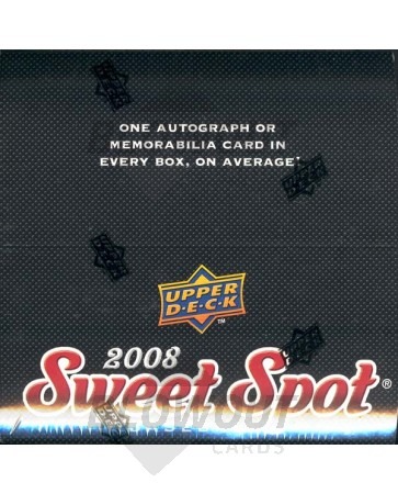 2008 Upper Deck Sweet Spot Baseball Hobby Box