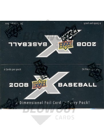 2008 Upper Deck UDx Baseball Retail 20 Box Case