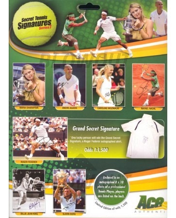 2009 Ace Authentic Secret Tennis Signatures Ser 1 Box