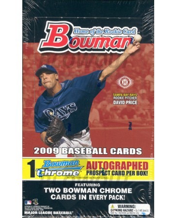 2009 Bowman Baseball Hobby 12 Box Case
