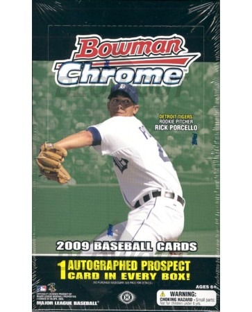 2009 Bowman Chrome Baseball Hobby 12 Box Case