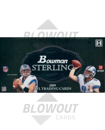 2009 Bowman Sterling Football Hobby 4 Box Case
