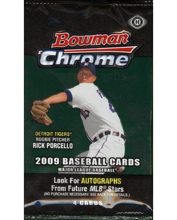 2009 Bowman Chrome Baseball Hobby Pack