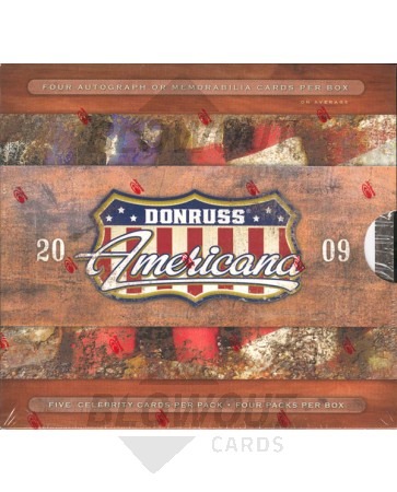 2009 Donruss Americana Hobby 10 Box Case