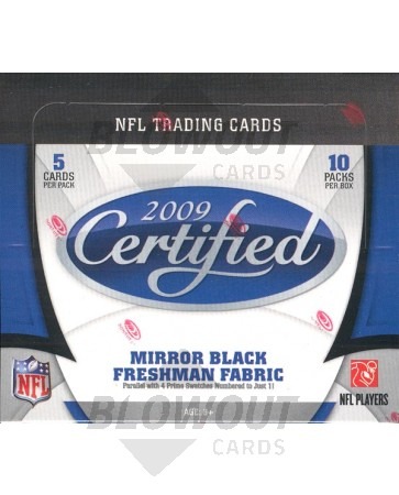 2009 Donruss Certified Football Hobby 24 Box Master Case