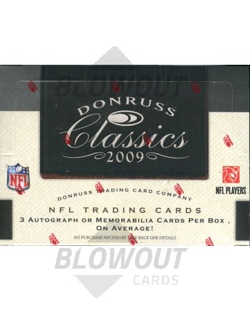 2009 Donruss Classics Football Hobby 16 Box Case