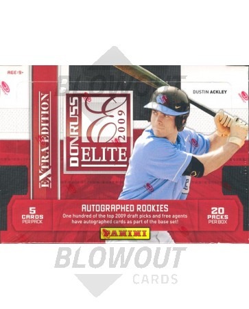 2009 Donruss Elite Extra Edition Baseball Hobby 20 Box Case