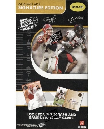 2009 Press Pass Signature Edition Football Blaster Box