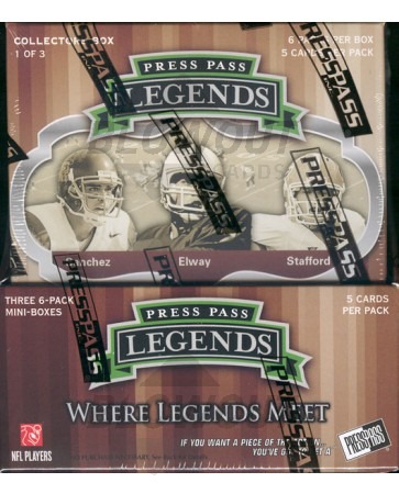 2009 Press Pass Legends Football Hobby Box