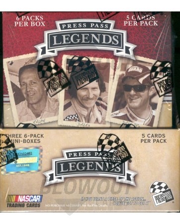 2009 Press Pass Legends Racing Hobby 12 Box Case