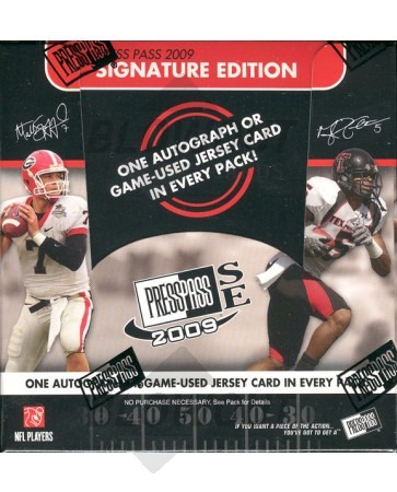 2009 Press Pass Signature Edition Football Hobby 20 Box Case