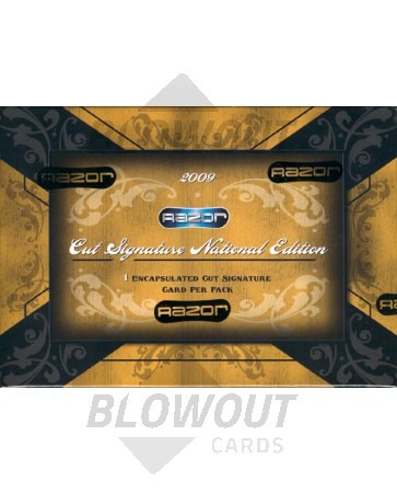 2009 Razor Cut Signature National Edition 12 Box Case