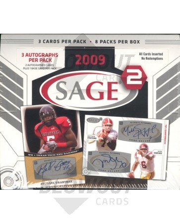 2009 Sage Squared Football Hobby 12 Box Case