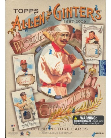 2009 Topps Allen & Ginter Baseball Hobby 12 Box Case