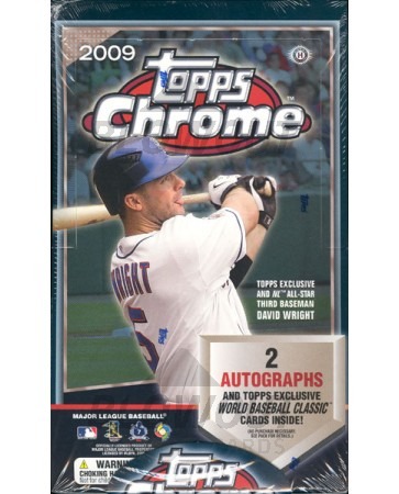 2009 Topps Chrome Baseball Hobby 12 Box Case
