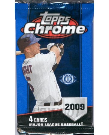 2009 Topps Chrome Baseball Hobby Pack