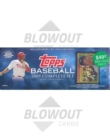 2009 Topps Baseball Factory Set - w/Mickey Mantle card