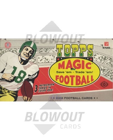 2009 Topps Magic Football Hobby 12 Box Case