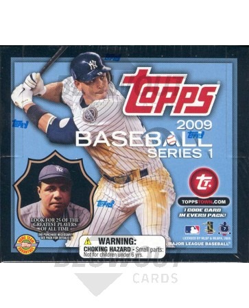 2009 Topps Series 1 Baseball Jumbo HTA Box