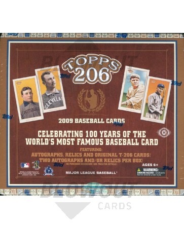 2009 Topps T-206 100th Anniversary Ed Baseball Hobby 10 Box Case