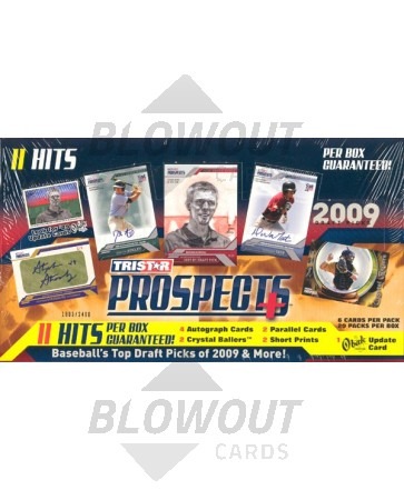 2009 Tristar Prospects Plus Baseball Hobby 24 Box Case