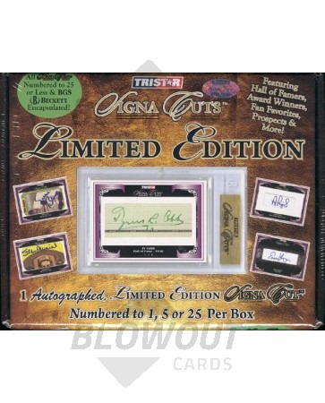 2009 Tristar Signa Cuts Limited Edition Baseball 12 Box Case