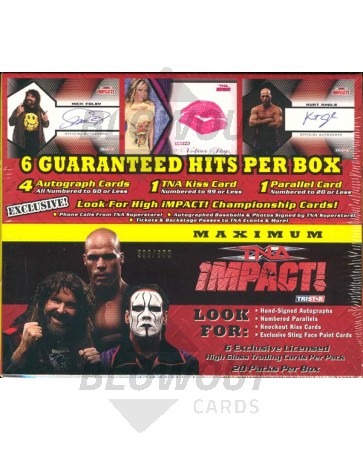 2009 Tristar TNA Impact Maximum Wrestling Hobby Box