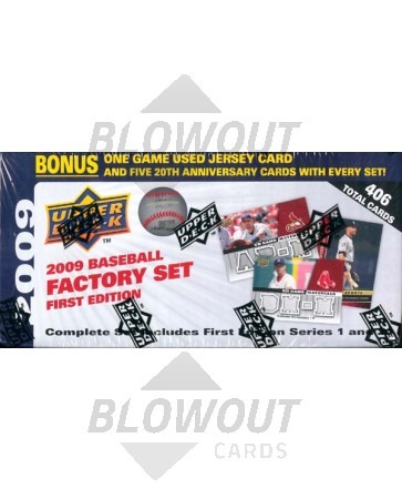 2009 Upper Deck First Edition Baseball Factory Set 20 Box Case
