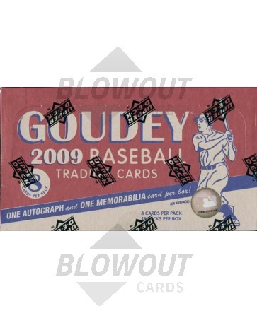 2009 Upper Deck Goudey Baseball Hobby 12 Box Case