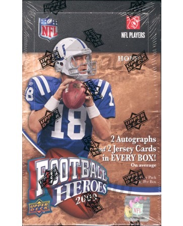 2009 Upper Deck Heroes Football Hobby 12 Box Case