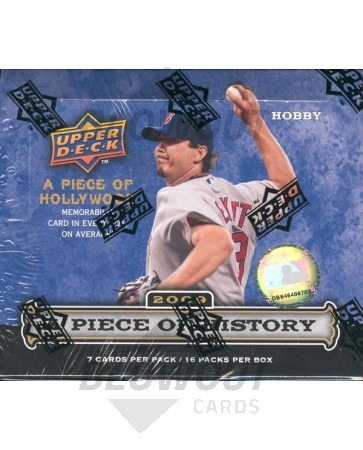 2009 Upper Deck A Piece of History Baseball Hobby Box