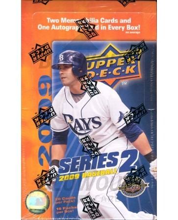2009 Upper Deck Series 2 Baseball Hobby Box