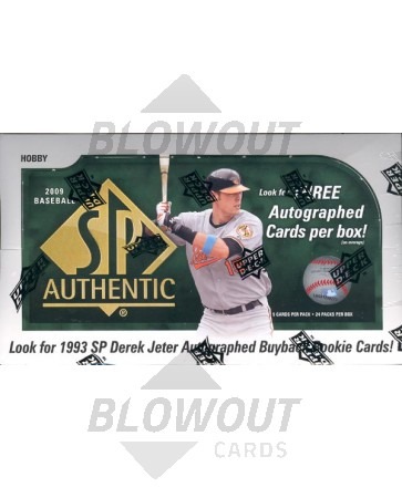 2009 Upper Deck SP Authentic Baseball Hobby Box