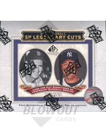 2009 Upper Deck SP Legendary Cuts Baseball Hobby 16 Box Case