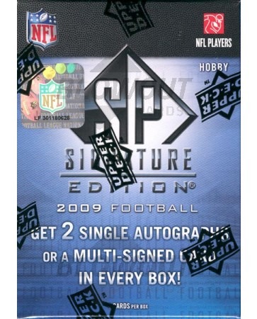 2009 Upper Deck SP Signature Football Hobby 20 Box Case