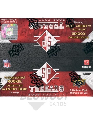 2009 Upper Deck SP Threads Football Hobby 14 Box Case