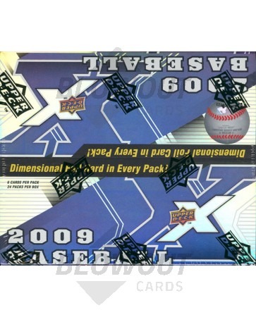2009 Upper Deck UDx Baseball 20 Box Case