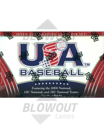 2009 USA National Teams (2008 Team) Baseball Set 5 Box Case