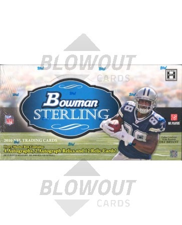 2010 Bowman Sterling Football Hobby 8 Box Case