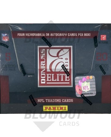 2010 Donruss Elite Football Hobby 12 Box Case