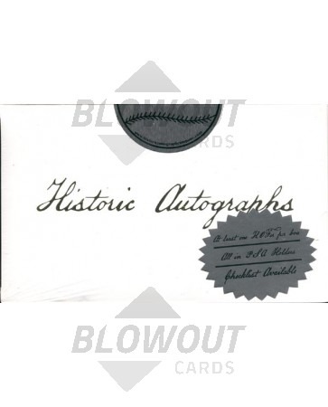 2010 Historic Autographs HOF/All Star Baseball Box