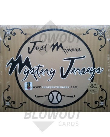 2010 Just Minors Mystery Jerseys Baseball Hobby 6 Box Case