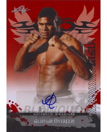 2010 Razor/Leaf MMA Alistair Overeem Autograph Card