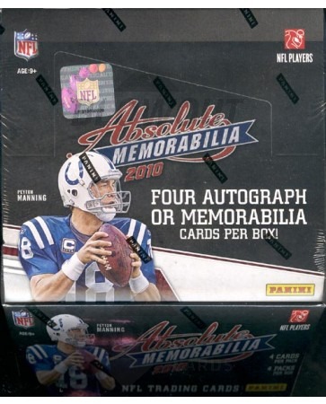 2010 Panini Absolute Memorabilia Football Hobby 18 Box Case