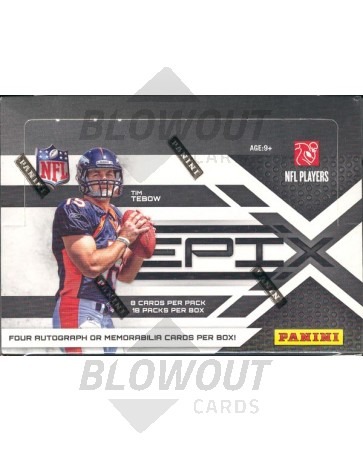 2010 Panini Epix Football Hobby 16 Box Case