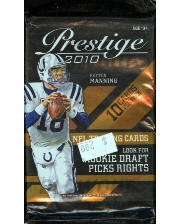 2010 Panini Prestige Football Retail Pack w/Sticker