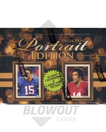 2010 Press Pass Portrait Edition Football Hobby Box