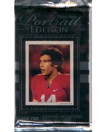 2010 Press Pass Portrait Edition Football Hobby Pack
