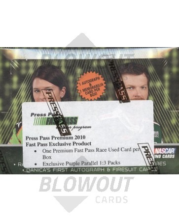 2010 Press Pass Premium Fast Pass Racing Hobby Box
